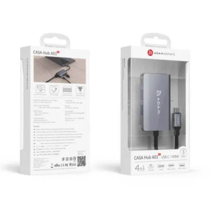 Adam Elements CASA A01 Mini 4 Port USB-C HUB